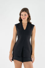 Load image into Gallery viewer, Gwen Tunic -Black Stretch Knit
