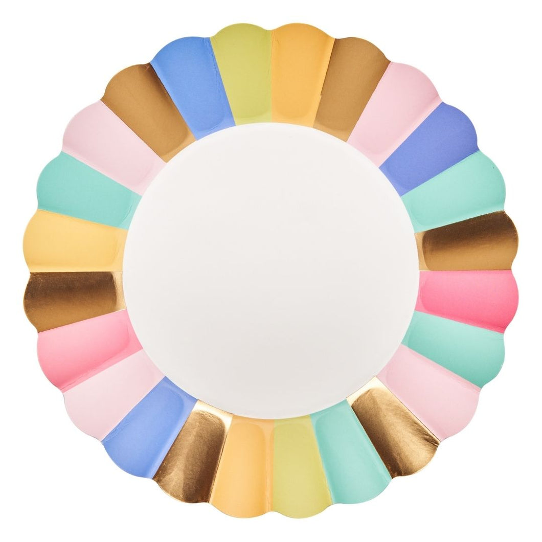 Scalloped Salad Plate Panoply /8pkg