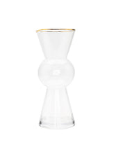 Load image into Gallery viewer, Narrow Pitcher with Gold Rim
