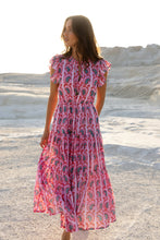 Load image into Gallery viewer, Cinched Flirty Midi - Goa Pink
