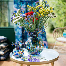 Load image into Gallery viewer, Hibiscus Glass Carnevale Bud Vase
