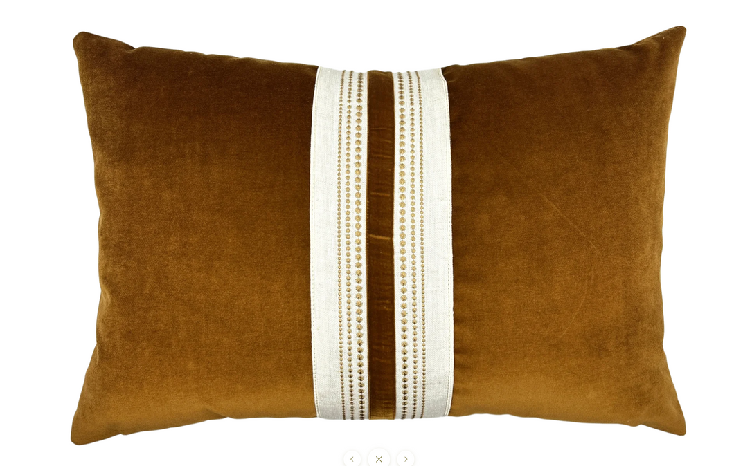 Hollis Lumbar Pillow - Cognac