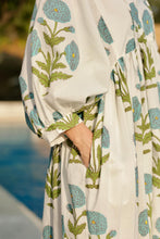 Load image into Gallery viewer, Taj Maxi Dress - Green Flower
