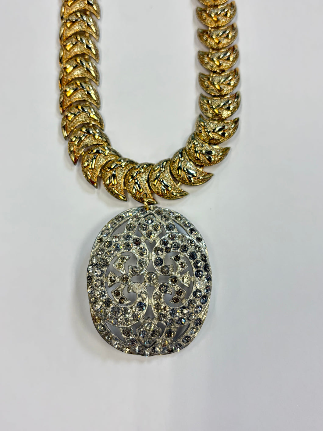 1930's Shoe Buckle Necklace