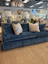 Load image into Gallery viewer, Avery Sofa - Wedgewood Blue Velvet
