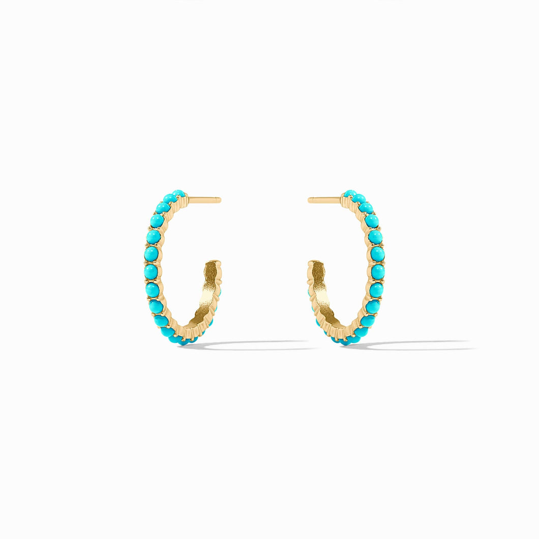 Juliet Hoop - Turquoise Blue