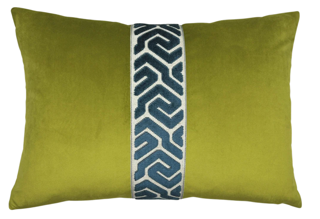 Lennon Lumbar Pillow - Wasabi Green