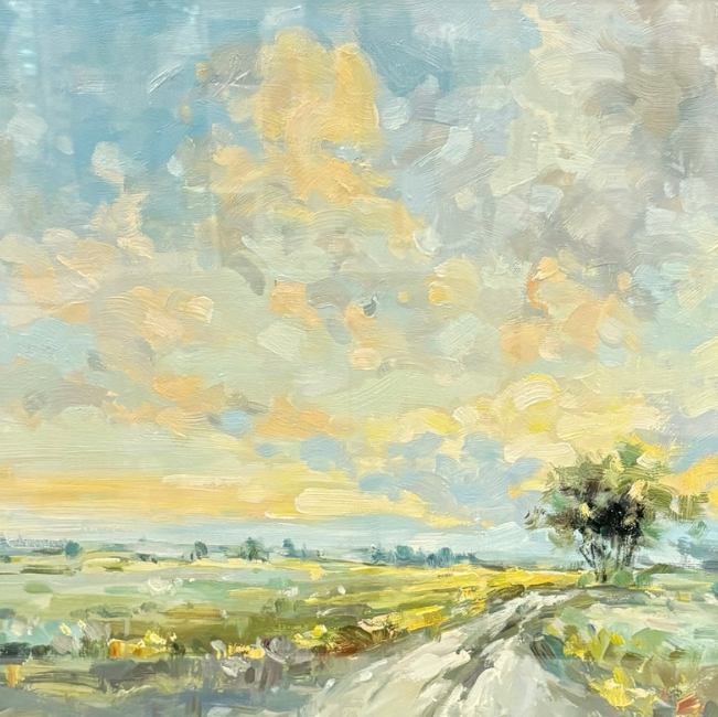 Original Painting Open Meadows