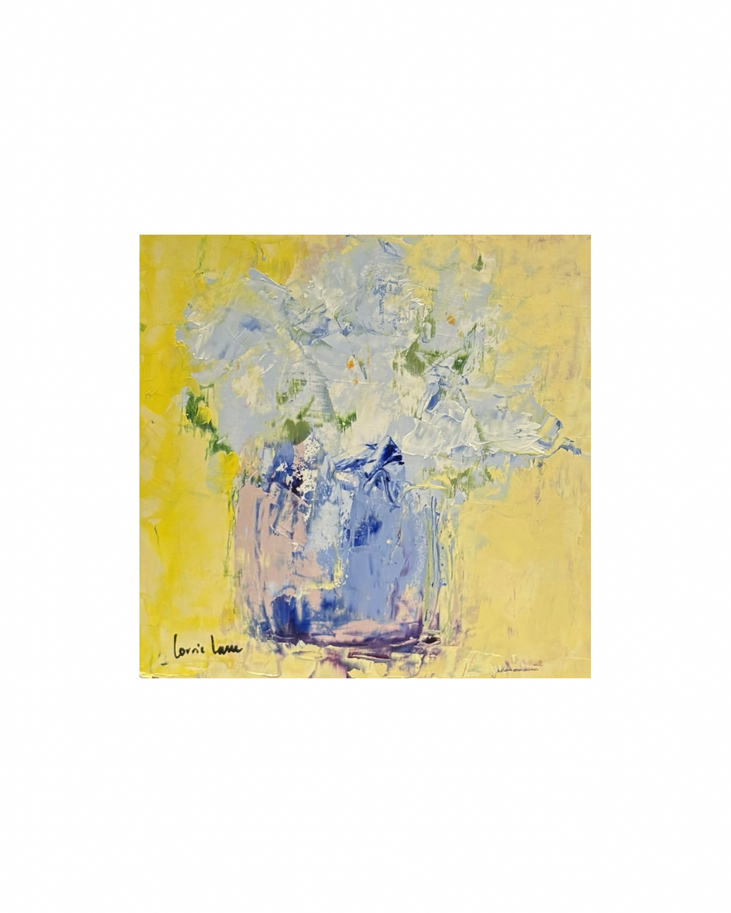 Original Blue, Lavender & Yellow Floral