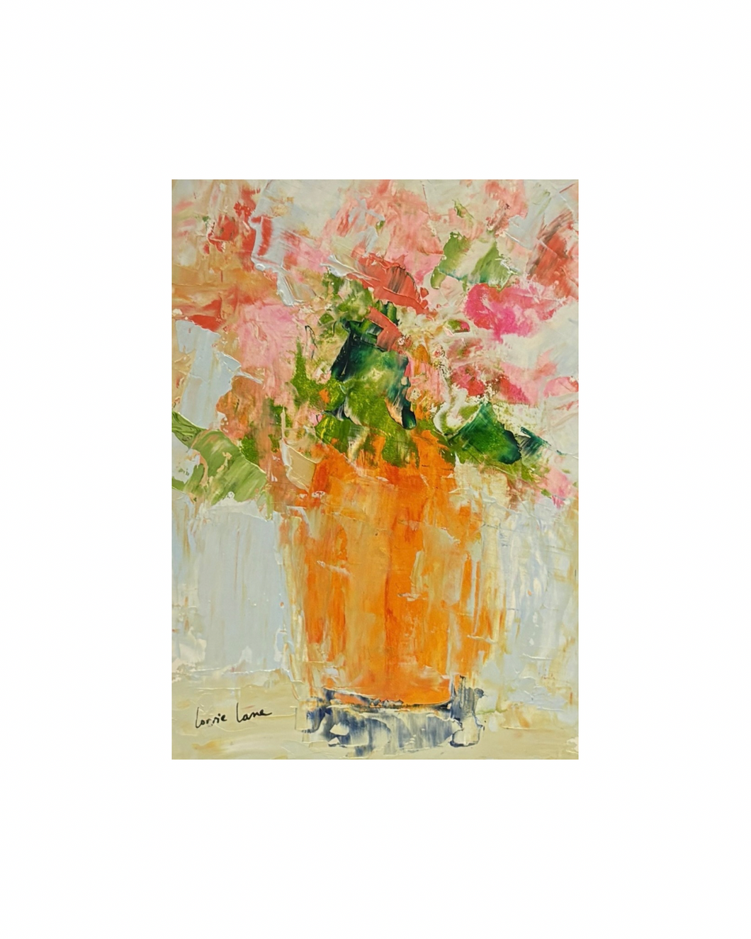 Original Pink & Orange Floral