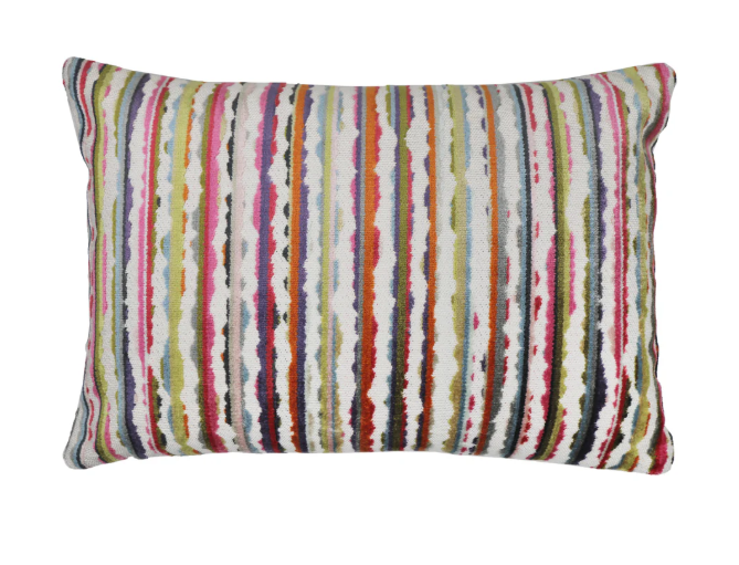 Millie Striped Confetti Pillow