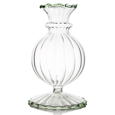 Miss Annie Bud Vase – Green Trim