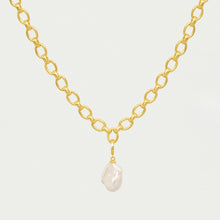 Load image into Gallery viewer, Florence Collar Gold Baroque Pearl
