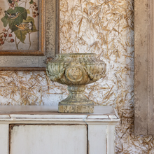 Load image into Gallery viewer, Aged Classic Urn with Garland
