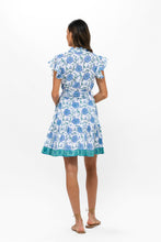 Load image into Gallery viewer, Ruffle Collar Button Mini- Poppy Blue
