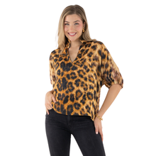 Load image into Gallery viewer, Poppy Top in Leopard
