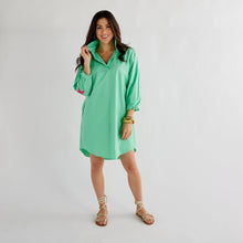 Load image into Gallery viewer, Preppy Star Dress Green
