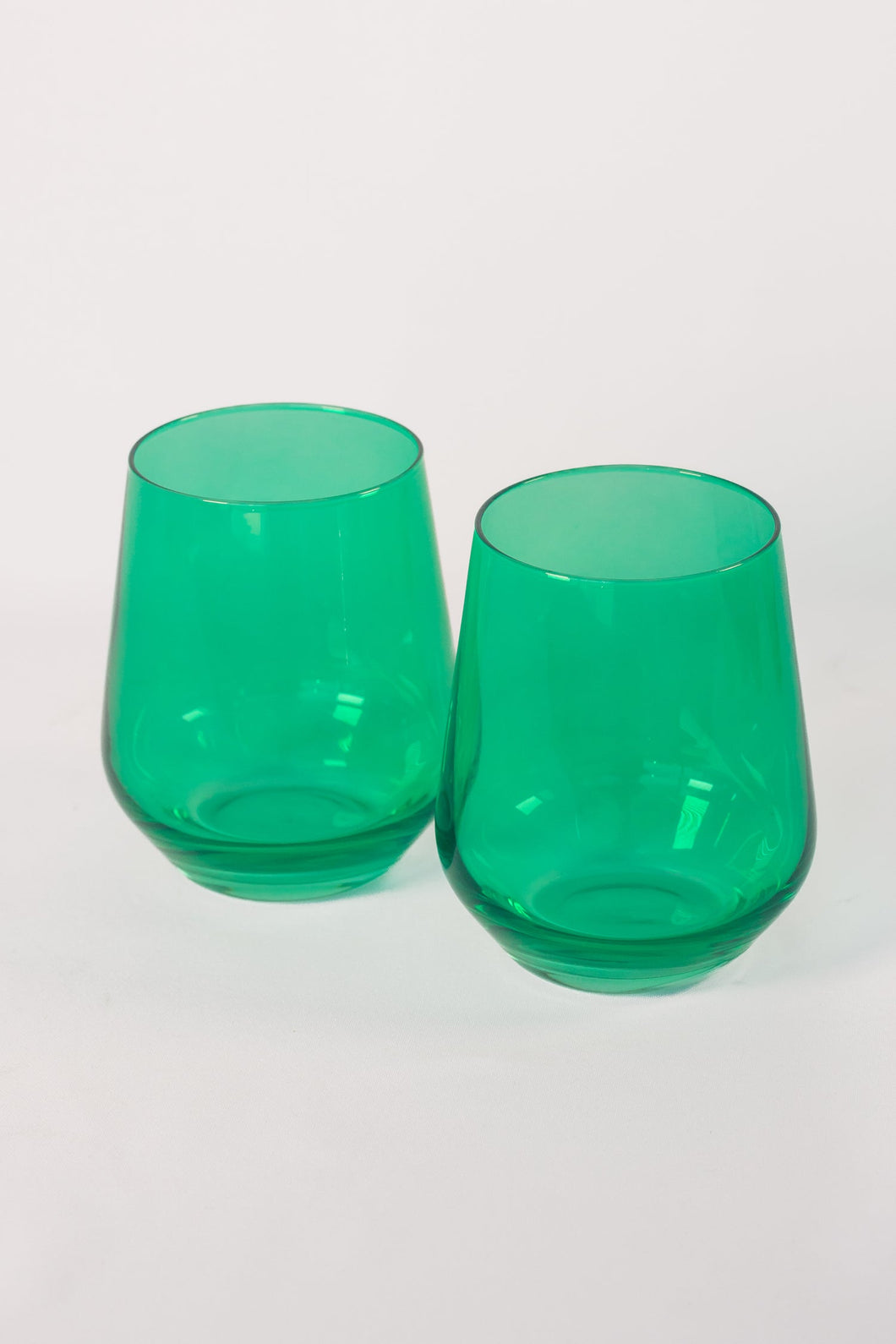 Kelly Green Stemless Wine -Set of 2