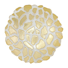 Load image into Gallery viewer, Rufolo Glass Gold Giraffe Medium Shallow Bowl
