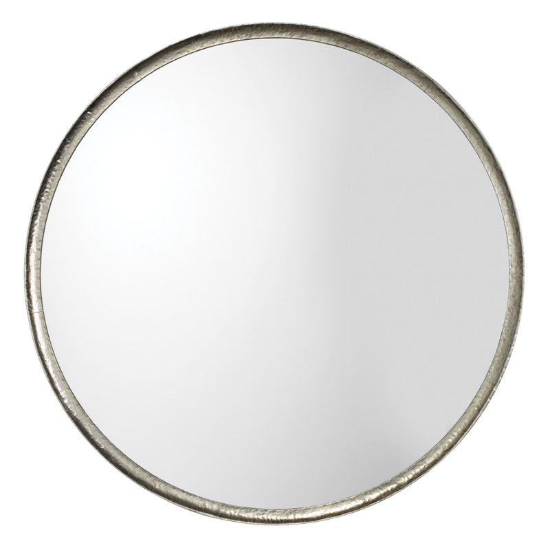 Refined Mirror - Silver Leaf Metal