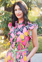 Load image into Gallery viewer, Taylor Dress in Sunset Mariposa

