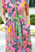 Load image into Gallery viewer, Taylor Dress in Sunset Mariposa
