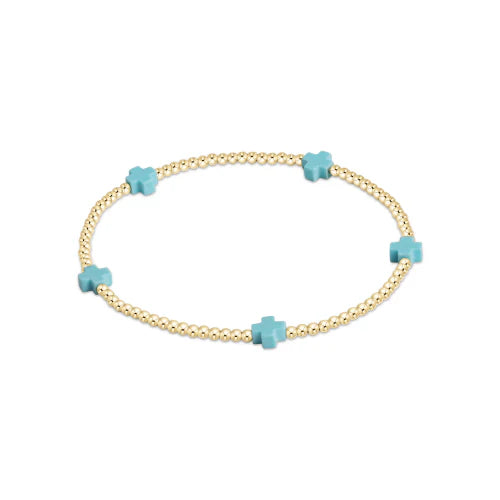 egirl Signature Cross Small Bracelet - 2mm