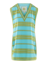 Load image into Gallery viewer, Emily Shift Dress in Fringe Stripe
