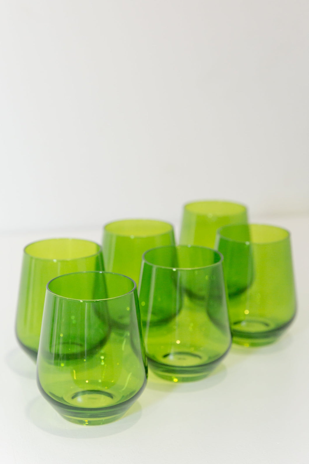 Forest Green Stemless Wine