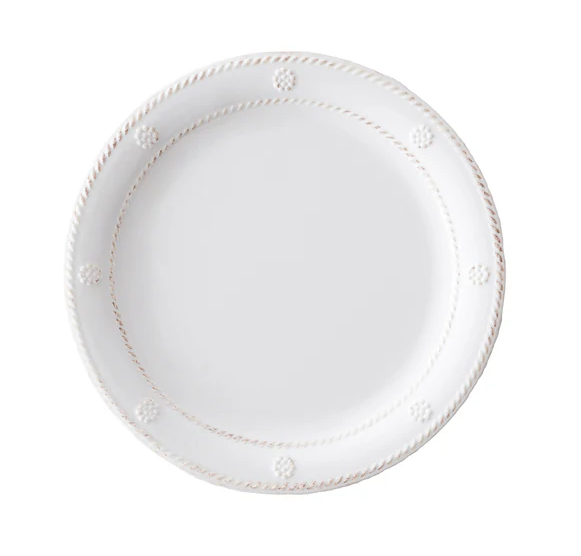 Berry & Thread Melamine Dessert/Salad Plate - Whitewash