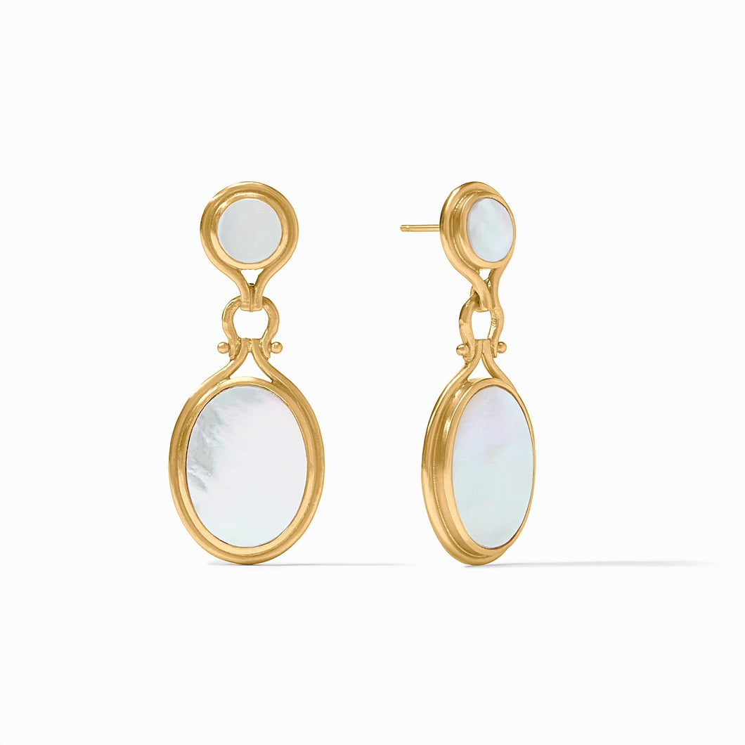 Saratoga Statement Earring - Mother of Pearl