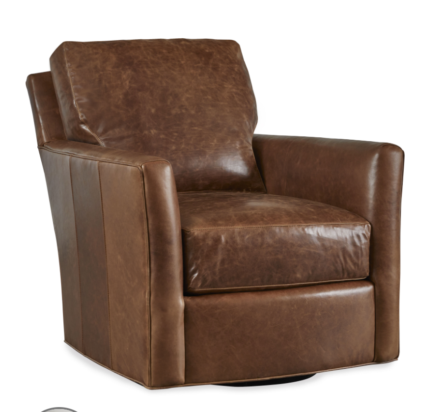 Murphey Leather Swivel Chair