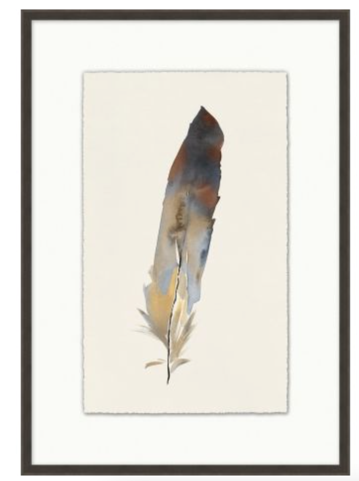 Watercolor Feather 12