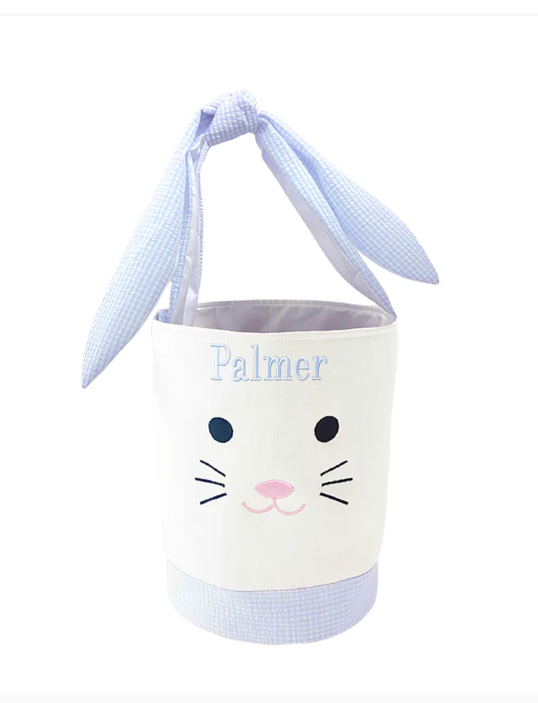 Easter Bunny Basket, Blue