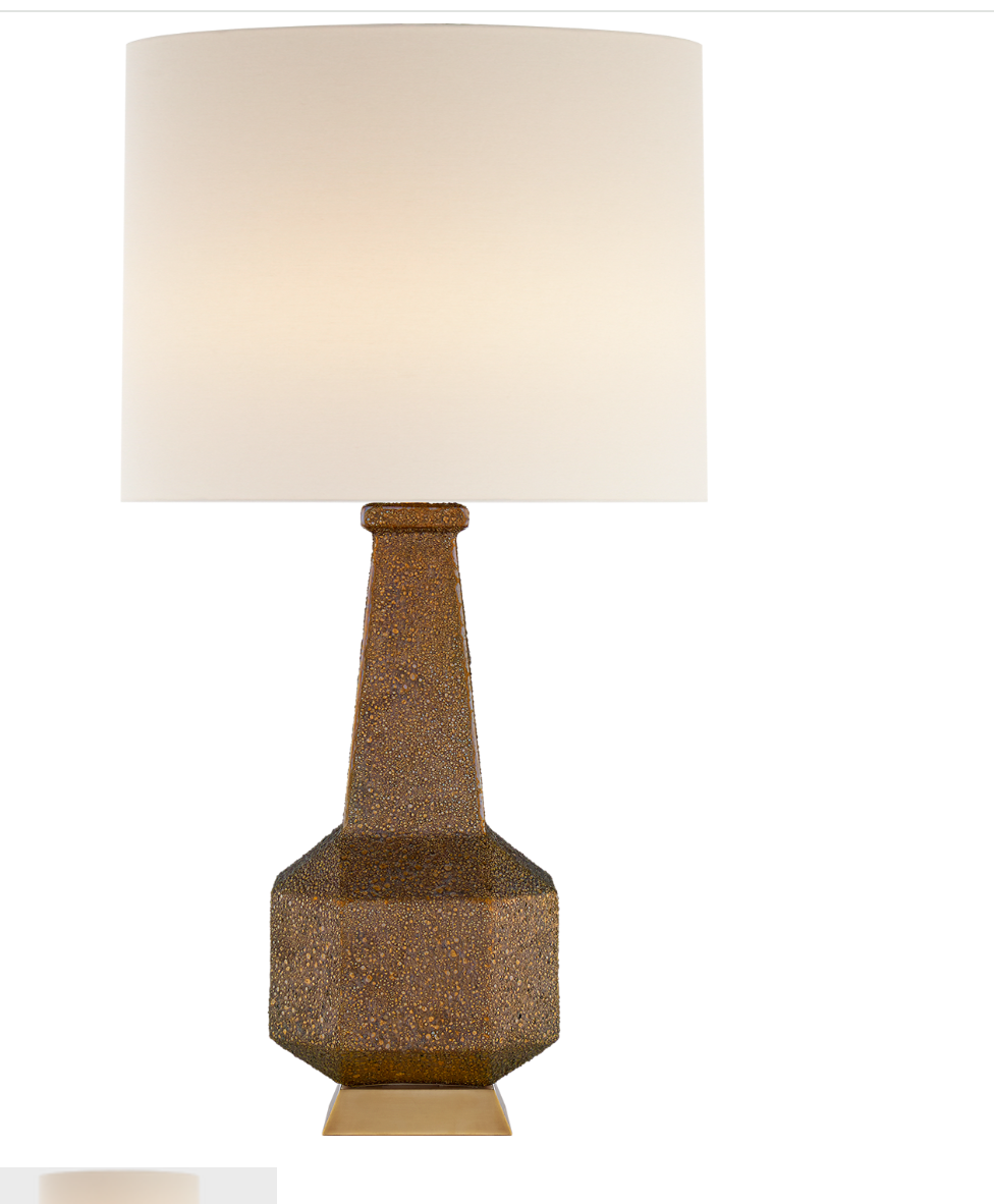 Babette Lamp Chalk Burnt Gold