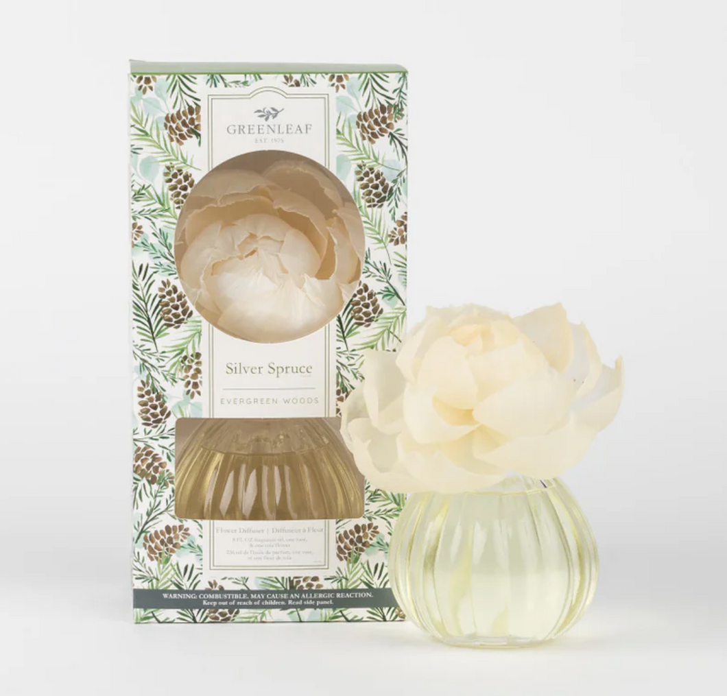 Flower Diffuser Silver Spruce