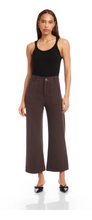 Load image into Gallery viewer, Rylee Cropped Pants - Brown
