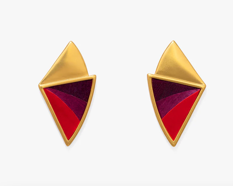 Aria Triangle Drop Earring