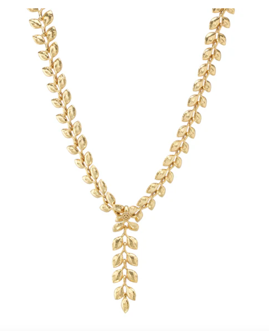 Golden Laurel Convertible Necklace