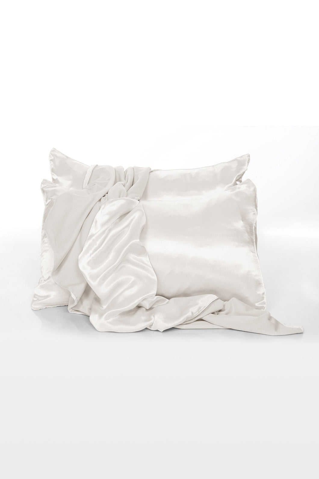 Pearl Satin Pillowcases Set Of Two - Standard Size