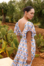 Load image into Gallery viewer, Belted Flirty Maxi - Touraine Blue
