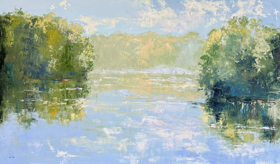 Original Painting Summit Lake