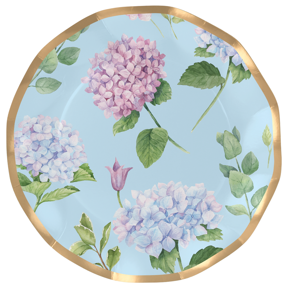 Wavy Dinner Plate Hydrangeas /8pkg