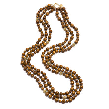 Load image into Gallery viewer, Earth Goddess Beads Necklace in Teak
