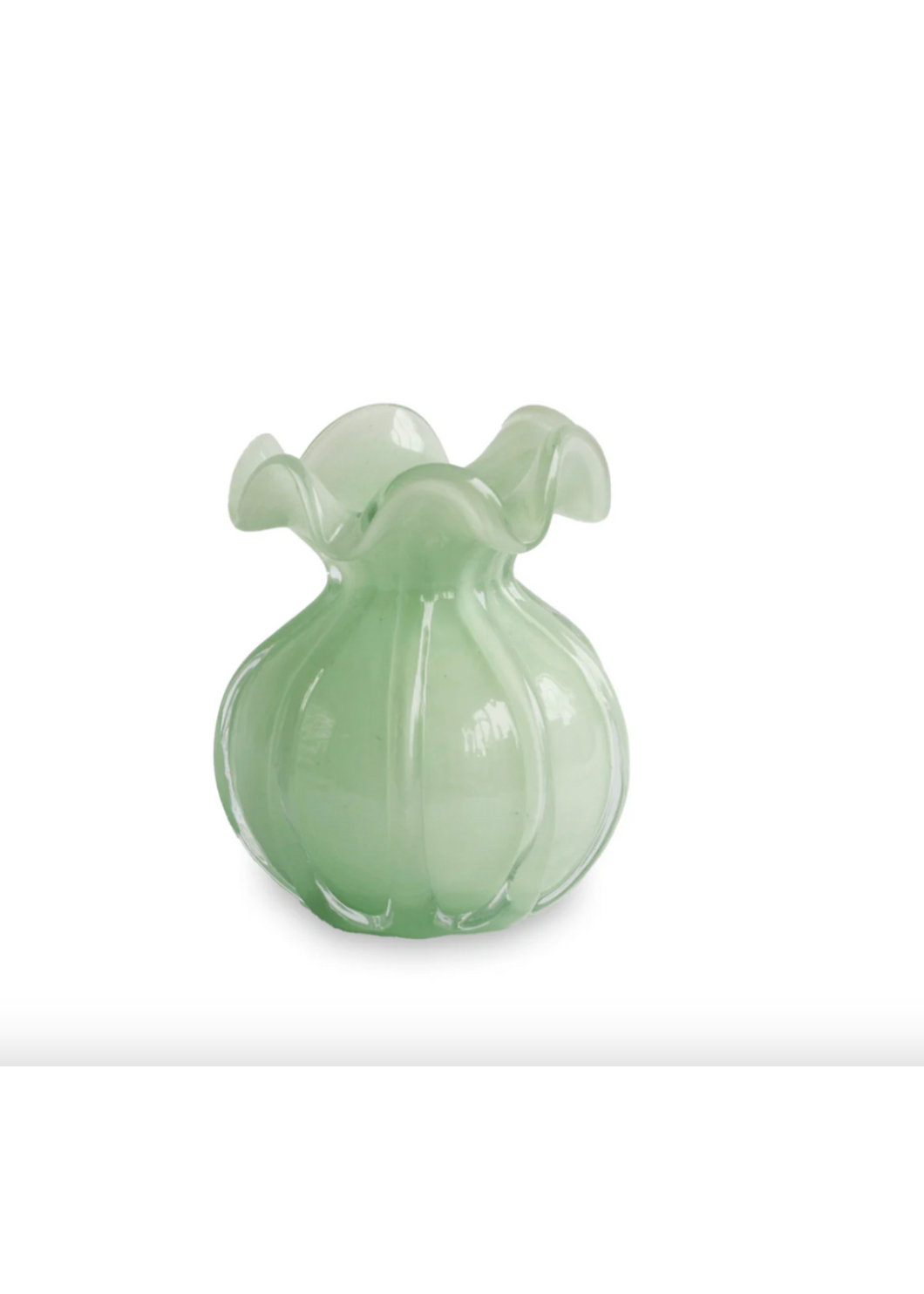 Glass Vento Medium Round Bud Vase