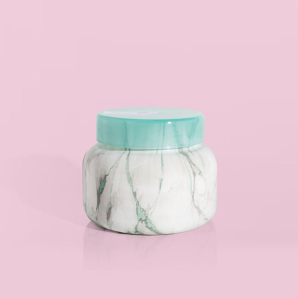 Coconut Santal 19oz Modern Marble Jar Candle