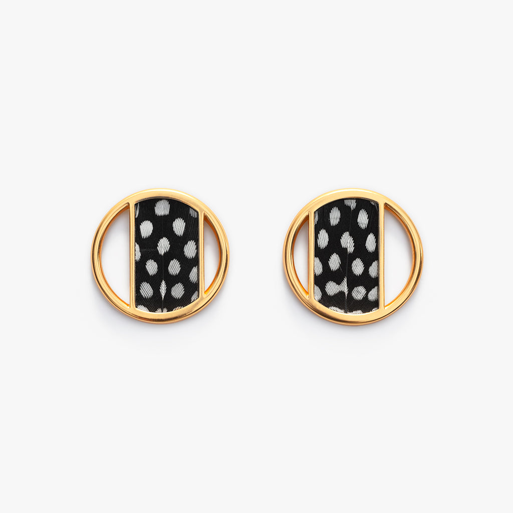 Cymbidium- Circle Earring