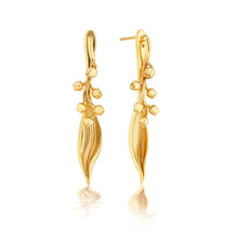 Load image into Gallery viewer, Meadow Lily of the Valley Convertible Earrings - Gold
