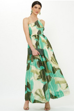 Load image into Gallery viewer, One Shoulder Smocked Maxi - Ginkgo Green
