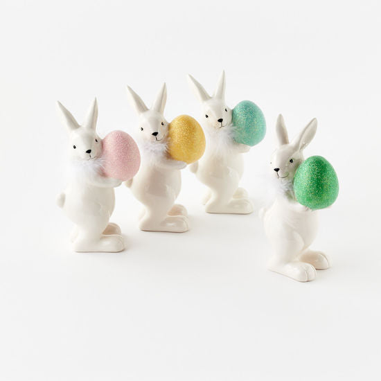 Ceramic Bunny with Egg